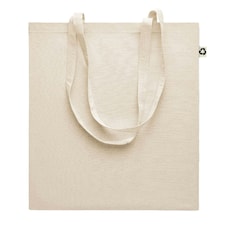 MidOcean Zoco Colour Recycled Cotton Shopper Bag - Beige - One Size | Brown