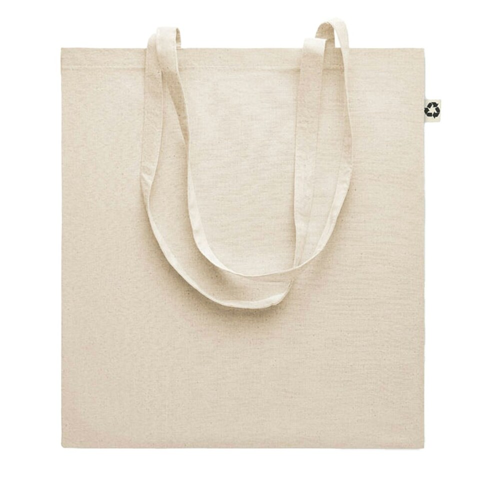 image 1 of MidOcean Zoco Colour Recycled Cotton Shopper Bag - Beige - One Size | Brown