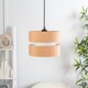 image 2 of ValueLights Sophia Small Sand 2 Tier Ceiling Light Shade
