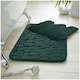 image 5 of VELVETIO 2Pc Pebble Bath Mat Set Memory Foam Bathroom Toilet Rugs Green | Sage Green