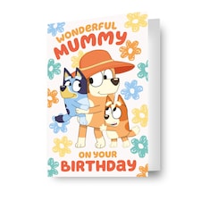 Bluey Mummy Birthday Card