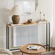 image 6 of SoBuy Industrial Console Table, Light Oak & Black, 47.2 x 7.9 x 31.9 in, 5.9 kg - FSB19-L-E