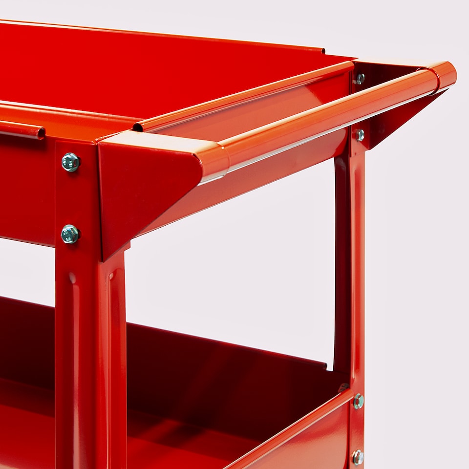 image 1 of 3 Tier Heavy Duty Service Cart Workshop Garage Tool Wolf
