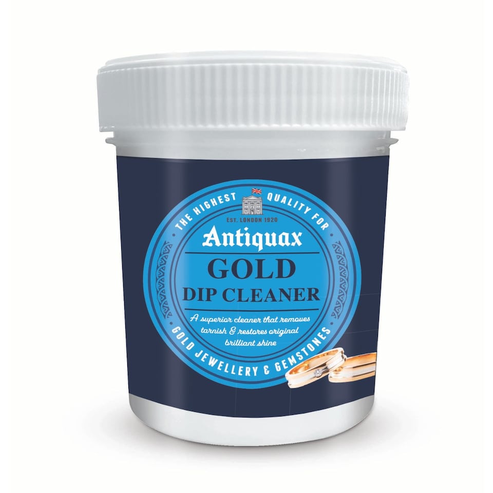image 1 of Antiquax Gold Dip Cleaner 225ml Metal & Jewellery Care Tarnish Remover