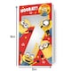 image 2 of Despicable Me Minions Age 7 Birthday Card with Badge