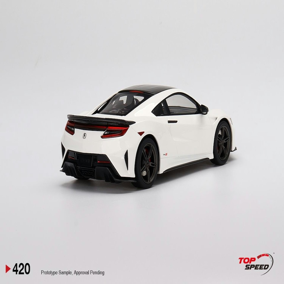 image 1 of Acura NSX Type S 2022 130R White 1:18 TSM TS0420
