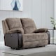 image 7 of Postana 2 Seater Electric High Back Jumbo Cord Fabric Recliner Sofa (Brown)