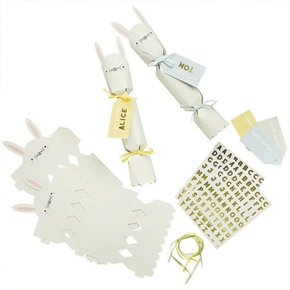 image 1 of Easter DIY Bunny Crackers - Pack of 6