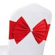 image 1 of Chair Bow Sashes, Elastic Spandex Stretch Chair Ties with Buckle - 1pc