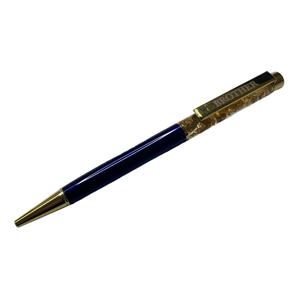 image 1 of Brother Captioned Gold Leaf Ballpoint Gift Pen