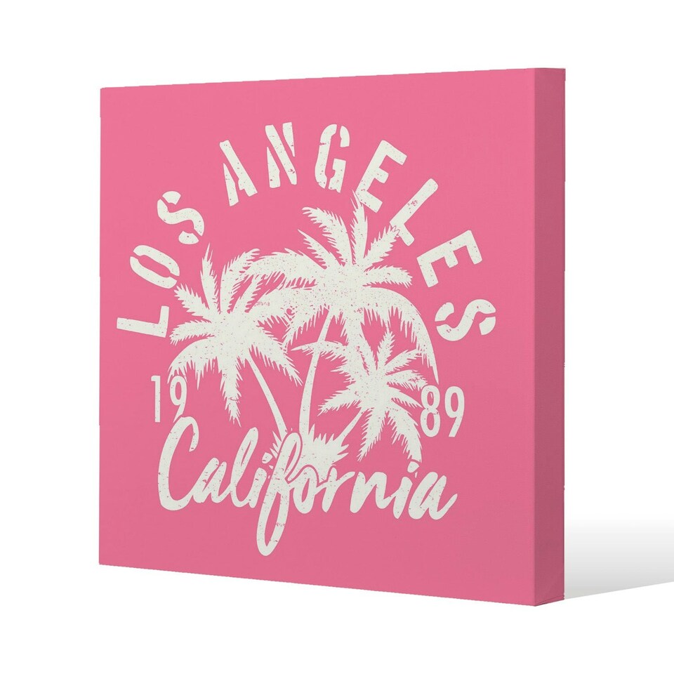 image 1 of Los Angeles California (Canvas Print) 127 x 127 x 4cm