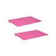 image 1 of Modern SlimLine Floating Shelves with Screws & Shelf Clip | Pink | Pink & Set of 2 | 2