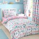 image 1 of Portfolio Home Girls Kids Dreamy Unicorns Rainbows Soft Easy Care Bed Linen Bedding Duvet Cover Quilt Set With Pillow Case Multi | Single