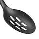 image 3 of Chef Aid Slotted Cooking Spoon - Black - One Size