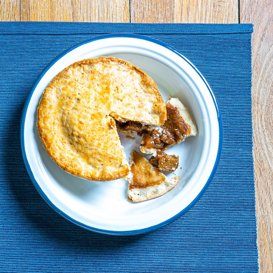 image 1 of Argon Tableware White Enamel Deep Bowls - 22.5cm - Navy - Pack of 6 | Blue | Navy