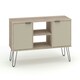 image 4 of Core Products Augusta Driftwood 2 Door Wide Screen TV Unit H57.0cm x W114.5cm x D39.5cm Cream