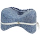 image 3 of Memory Foam Leg Knee Support Pillow Blue Cushion