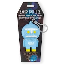 History & Heraldry Voodoo Stress Toy Keychain -  Banish Bad Luck