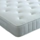 image 2 of Grayson White Wooden Ottoman Bed And Quartz 1000 Pocket Sprung Mattress Double | Multi
