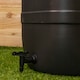 image 5 of Strata Slim Space Saver Water Butt 100L With Lid & Tap Carry Handles in Black