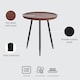 image 9 of Chervey Round Solid Mango Wood Side Table with Tri-Pin Legs Large