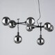 image 4 of BHS Hennock Large Diner Pendant, Satin Black