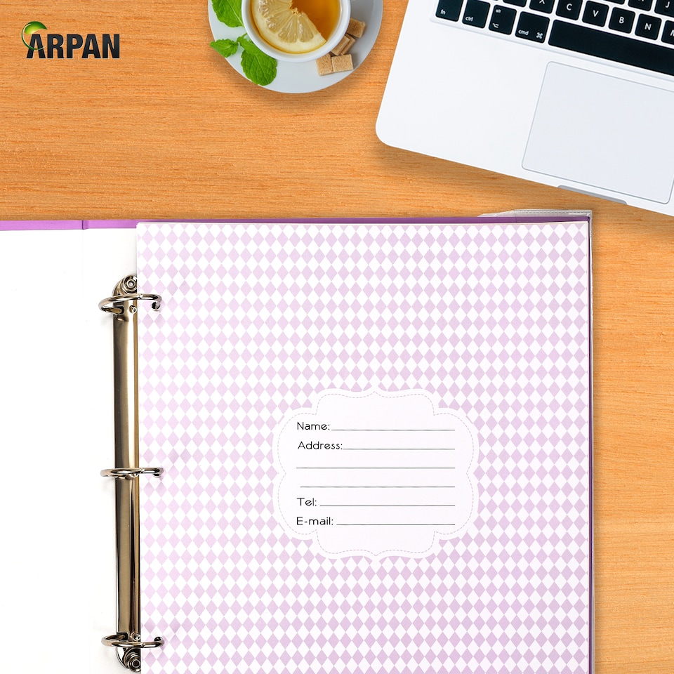image 1 of ARPAN Extra-Large 3-Ring Binder Self Adhesive Photo Album – 20 Sheets / 40 Sides – Sticky Page Scrapbook Memory Album for Photos, Keepsakes & Special Occasions