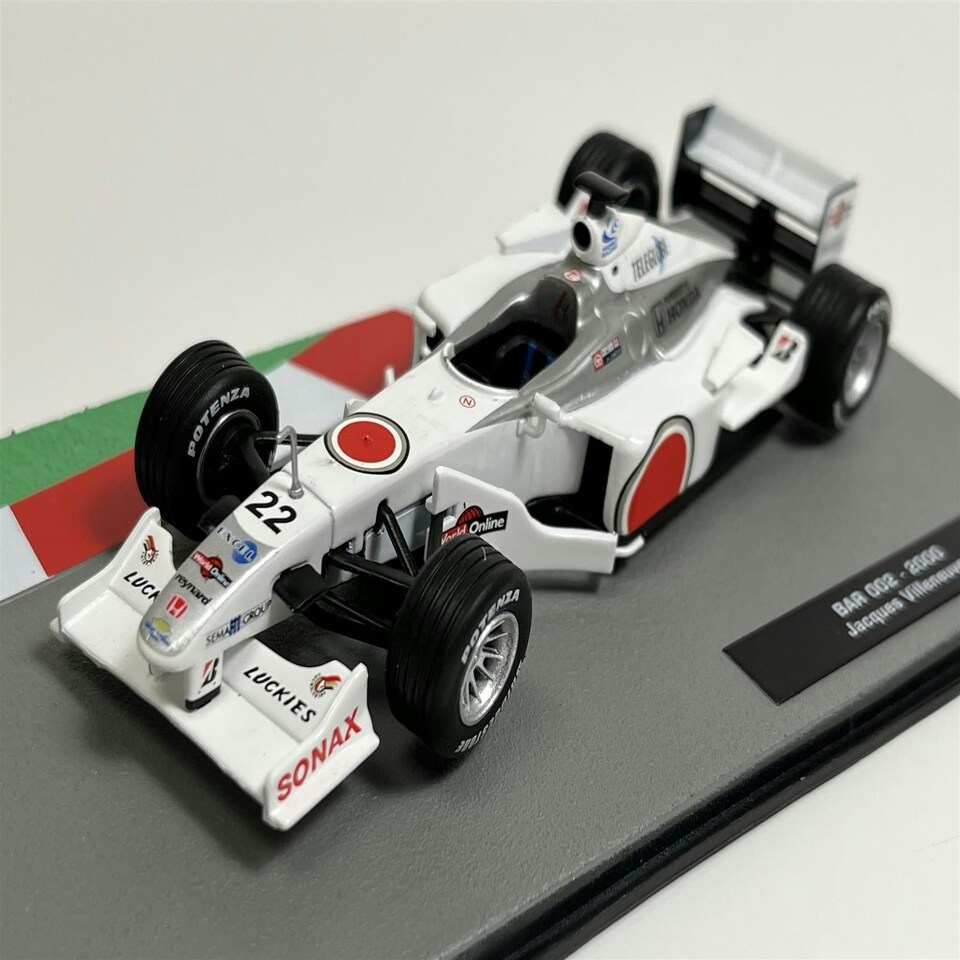 image 1 of Jacques Villeneuve Bar 002 2000 1:43 Scale F1 Collection