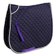 image 2 of Rhinegold Twin Bound Saddle Cloth Blue | Size: Full
Colour: Navy Blue