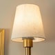image 3 of ValueLights Kincaid Antique Brass Rechargeable Easy Fit Wall Light | Gold