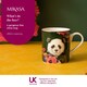 image 7 of Mikasa Wild at Heart Panda Print Porcelain Mug, 280ml | Green