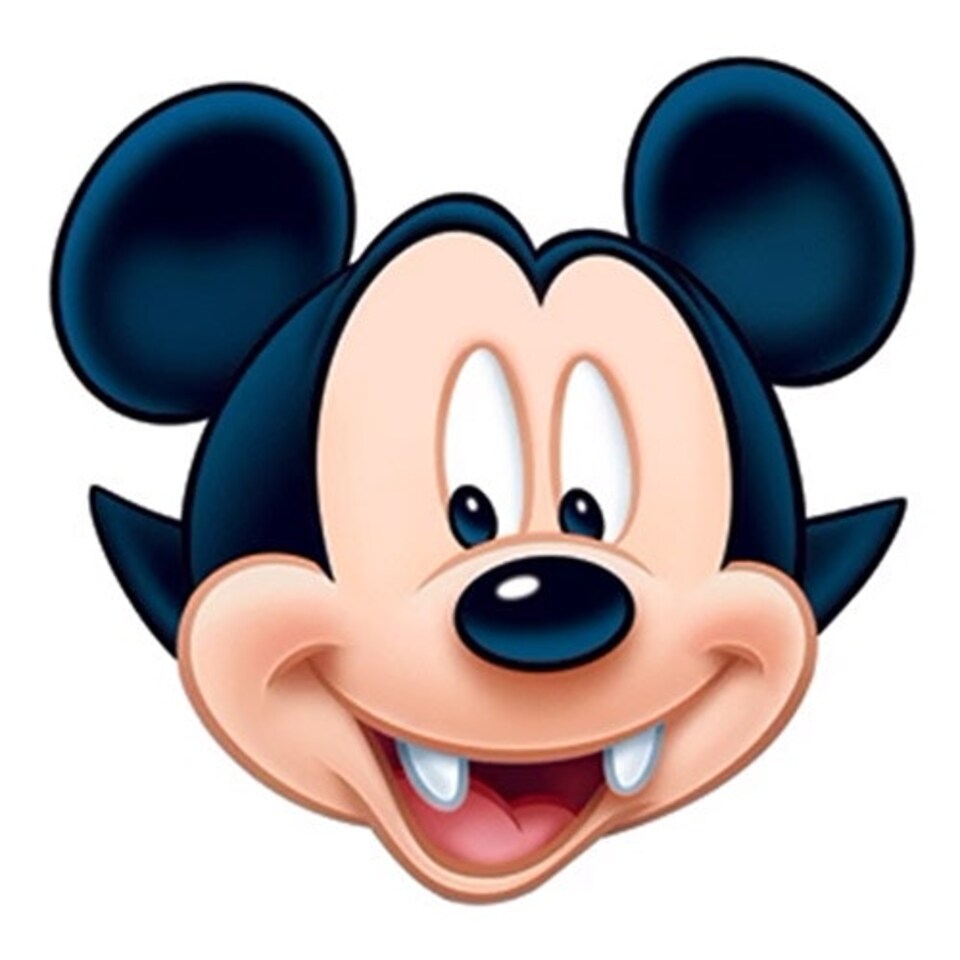 Mickey Mouse Halloween Disney Cardboard Face Mask Tesco Groceries