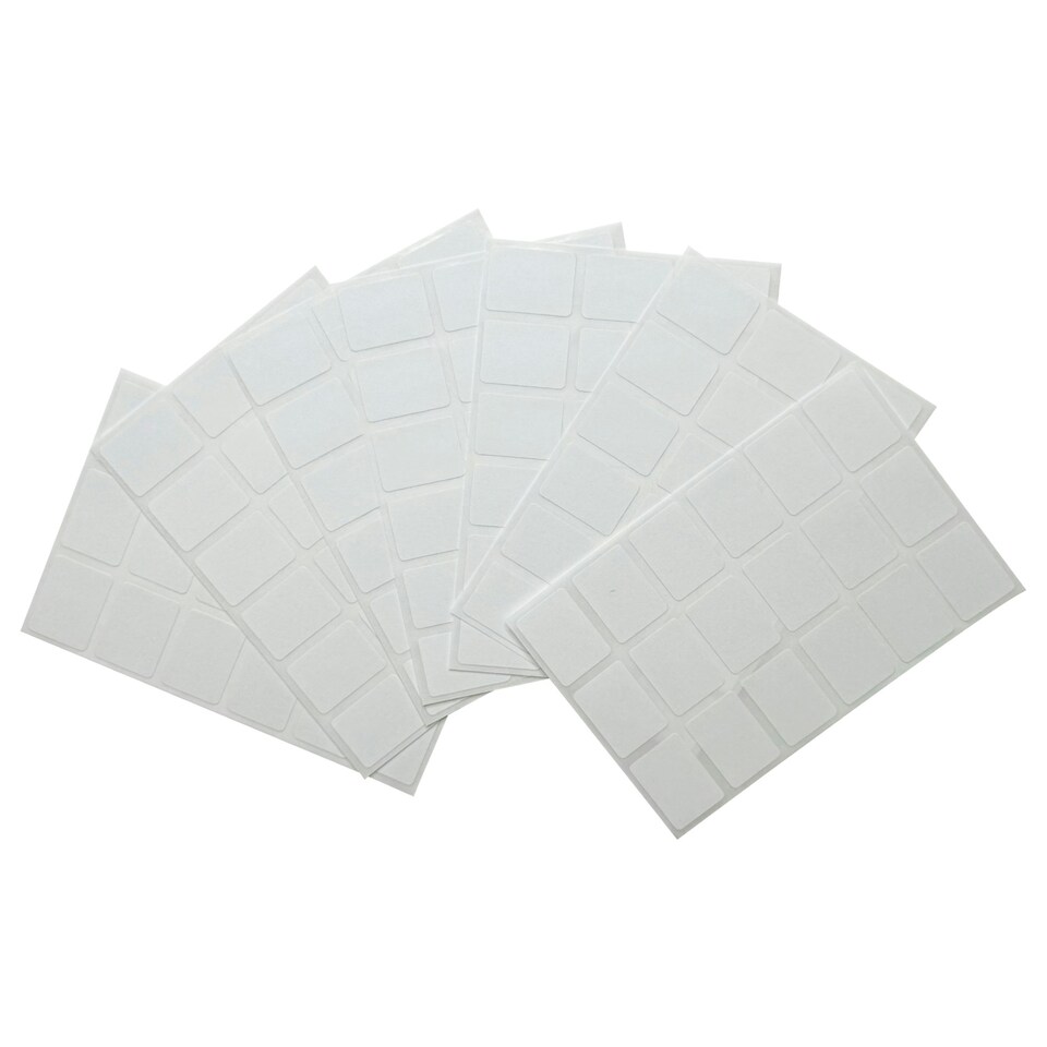 image 1 of Pack of 126 White 16x22mm Rectangular Labels - Adhesive Stickers