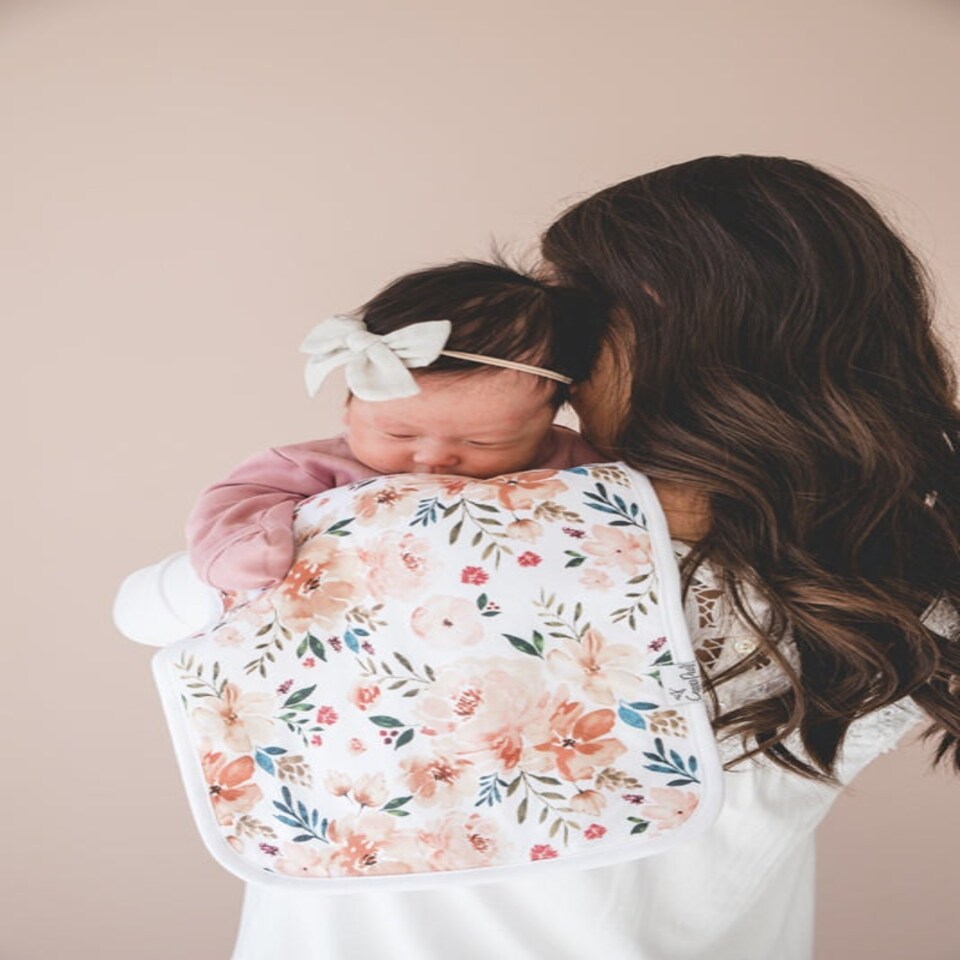 image 1 of Copper Pearl Premium Burp Cloths Fawn 3Pk