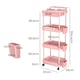 image 6 of Levede Rolling Kitchen Cart Island Portable Serving Trolley Beauty Storage Rack