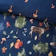 image 3 of Autumn Forest Duvet Cover Set | Blue | Blue