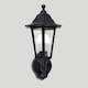 image 3 of ValueLights Mayfair Black Outdoor Wall Lantern With Dusk To Dawn Sensor | Black