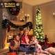 image 7 of COSTWAY 7Ft Slim Pencil Artificial Christmas Tree Home Decor w/Solid Metal Legs Green