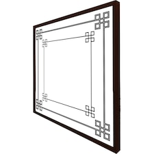 Roman style ornamental frame (Picture Frame) Brown | XS