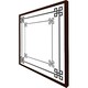 image 1 of Roman style ornamental frame (Picture Frame) Brown | XS