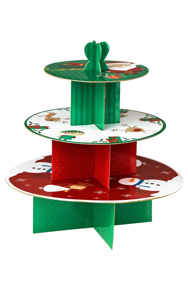 Christmas 3 Tier Cake Stand