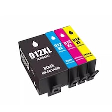 HP 912XL Black Cyan Magenta Yellow Ink Cartridge Multi | Set of 4 Compatible HP 912XL Ink Cartridges