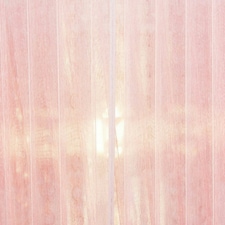 ValueLights Modern Pink Voile Ribbon Wrapped Pendant Shade With Acrylic Droplets