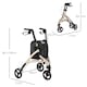 image 7 of HOMCOM Lightweight Aluminium 3-Wheel Rollator with Adjustable Handle Storage Bag
