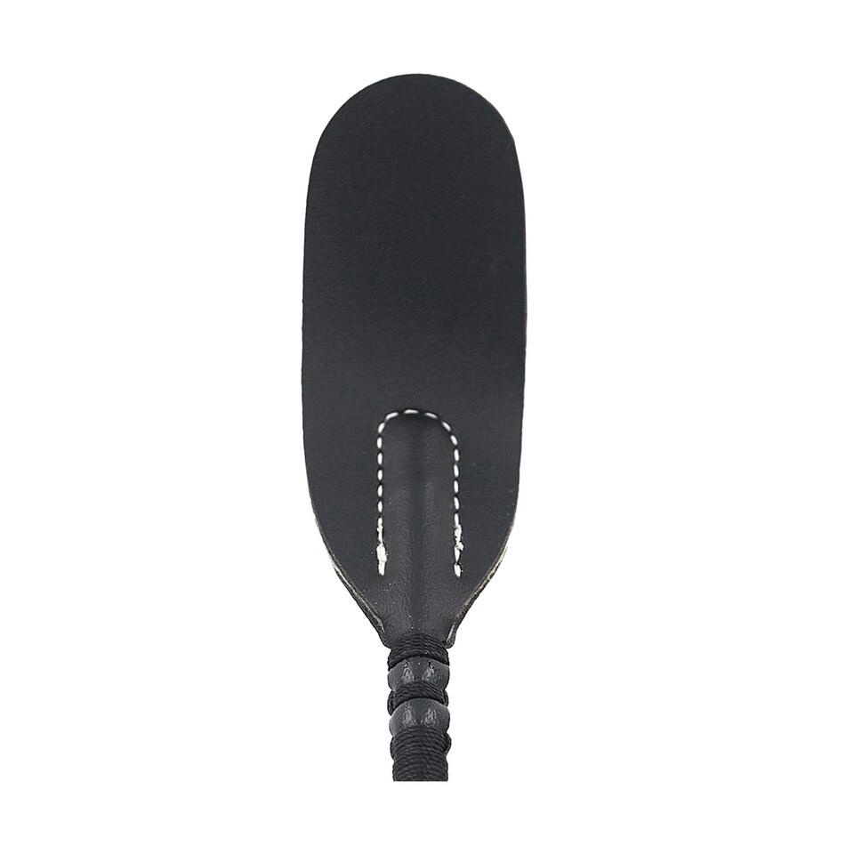 image 1 of Dublin Leather Touch Crop - Black - 65cm