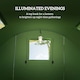 image 4 of Outsunny 2 Room Camping Family Tent for 3-4 Man, 3000mm Waterproof, Green