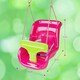 image 7 of The Magic Toy Shop Pink Toddler Swing Chair Adjustable Kids Outdoor Playground Swing Seat