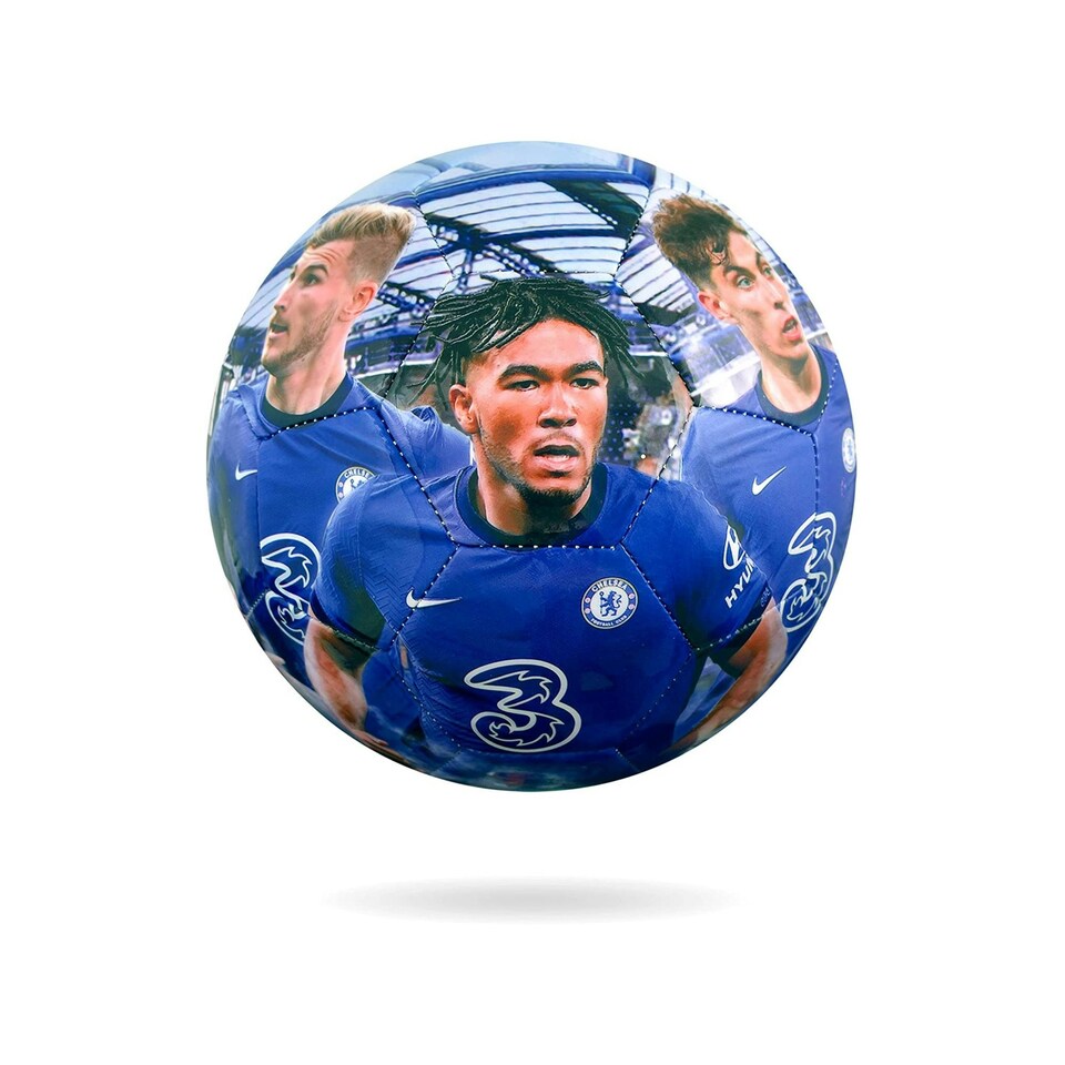 image 1 of Chelsea FC Player Photograph Football - Blue - 5