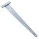 image 5 of 18in / 450mm Heavy Duty T Tee Hinges For Shed + Garden Gates Zinc Plated 10pc