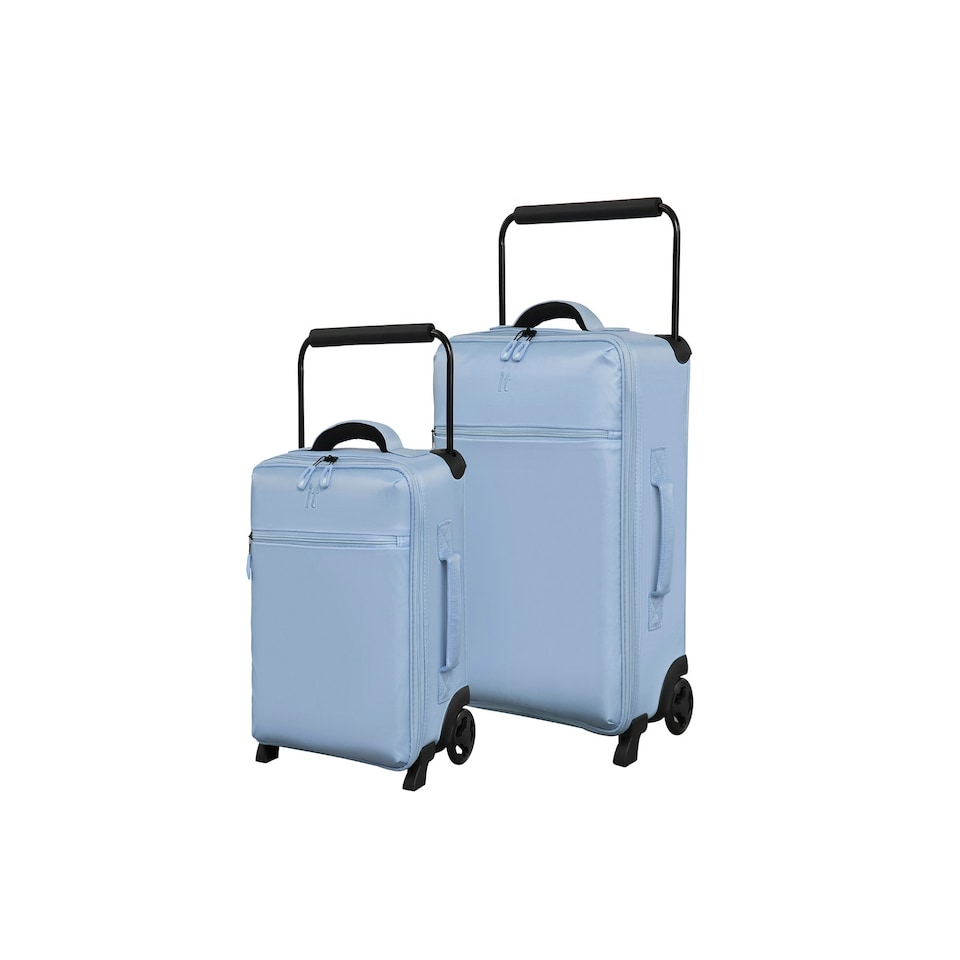 image 1 of IT Luggage Atmospheric Skyway 2pc Suitcase Set Blue